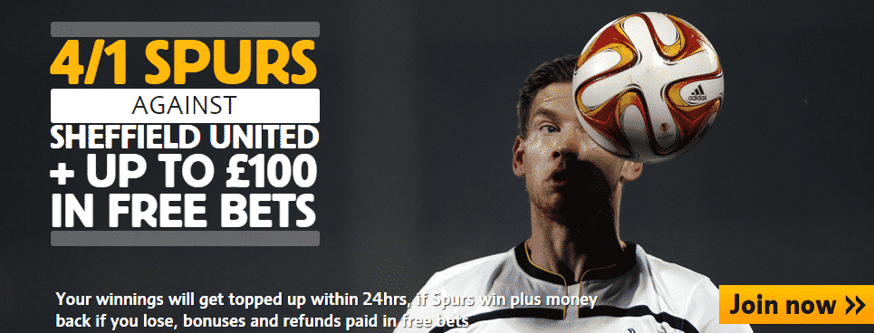 betffair spurs offer