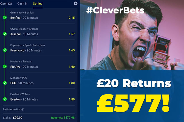 Football betting accumulator