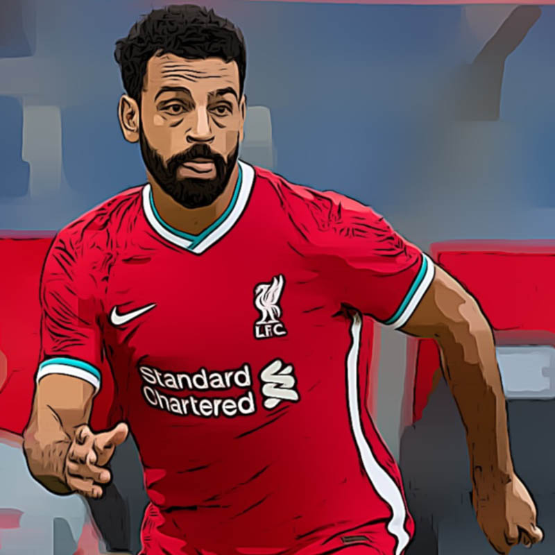 mohamed salah cartoon image (fantasy premier league tips)